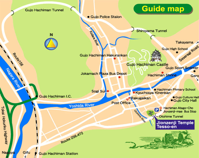 Guide map